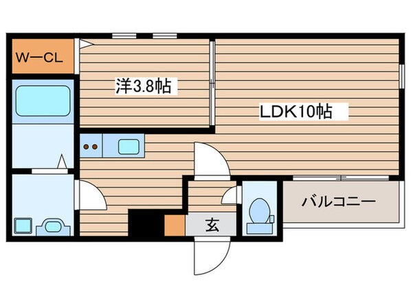 Cherim鶴里の物件間取画像